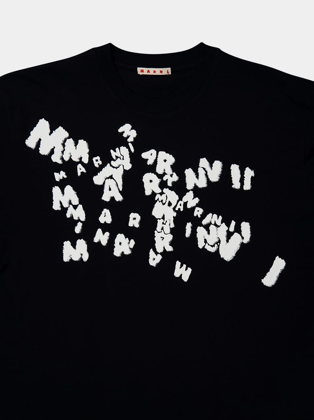Black Cotton T-Shirt with Caos Logo - Image 4