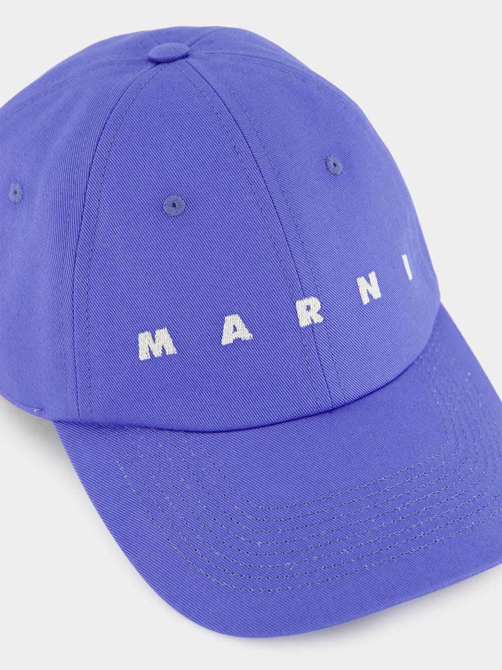 Blue Lilac Organic Cotton Baseball Cap - Image 3