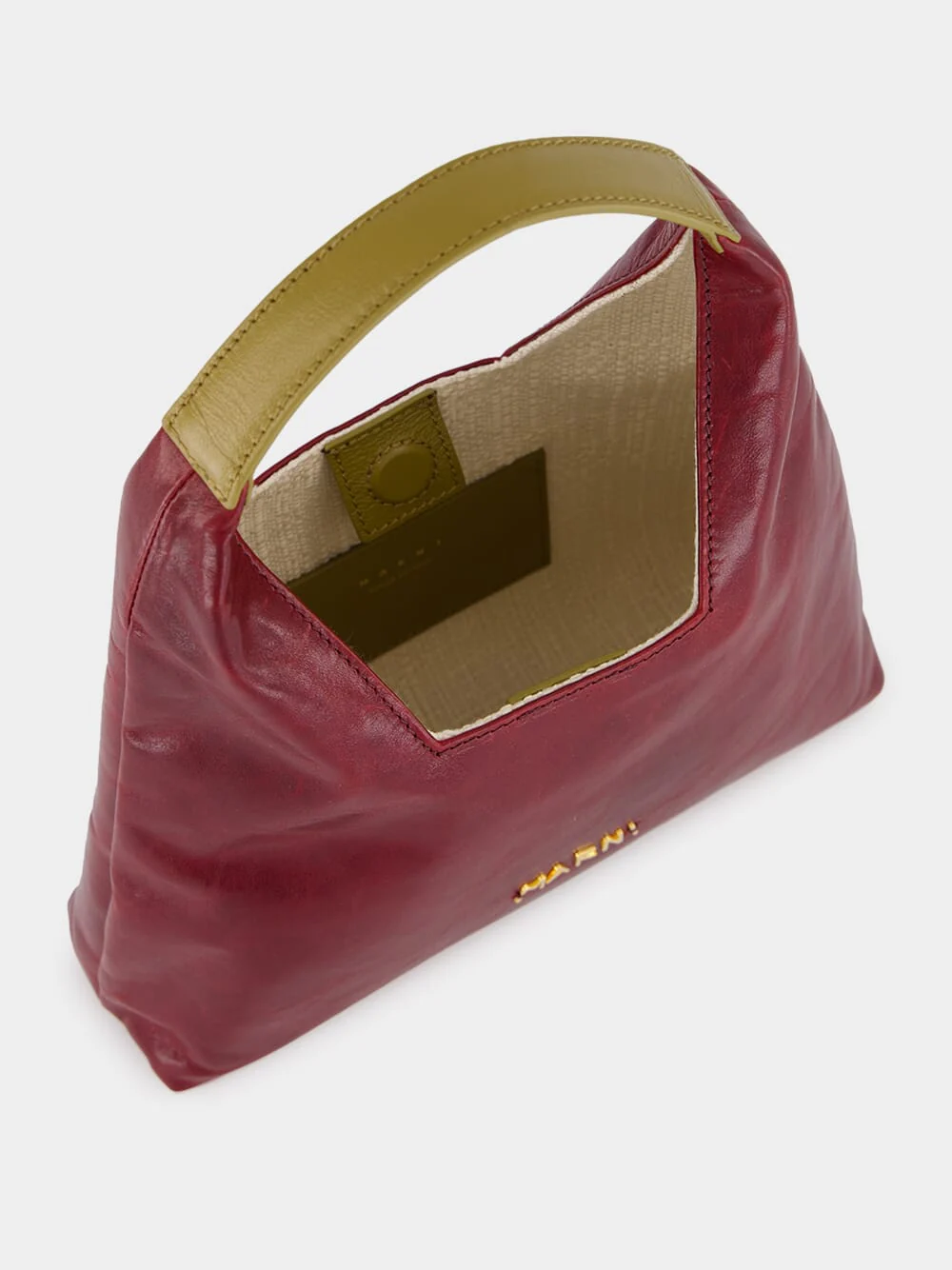 Cherry Red Mini Top Handle Bag - Image 5