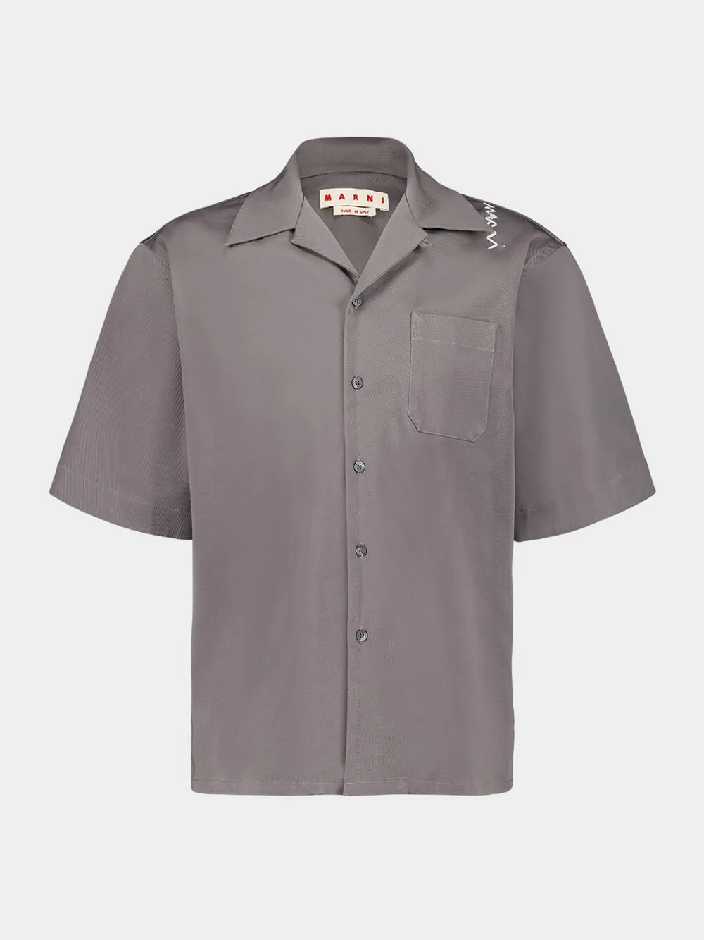 Antique Silver Button-Up Shirt