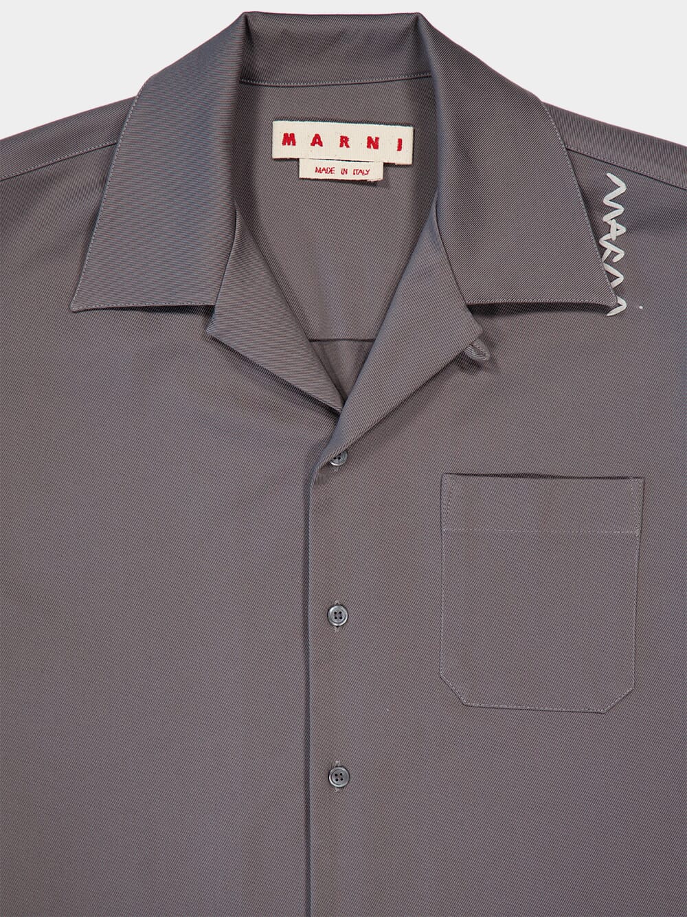Antique Silver Button-Up Shirt - Image 3