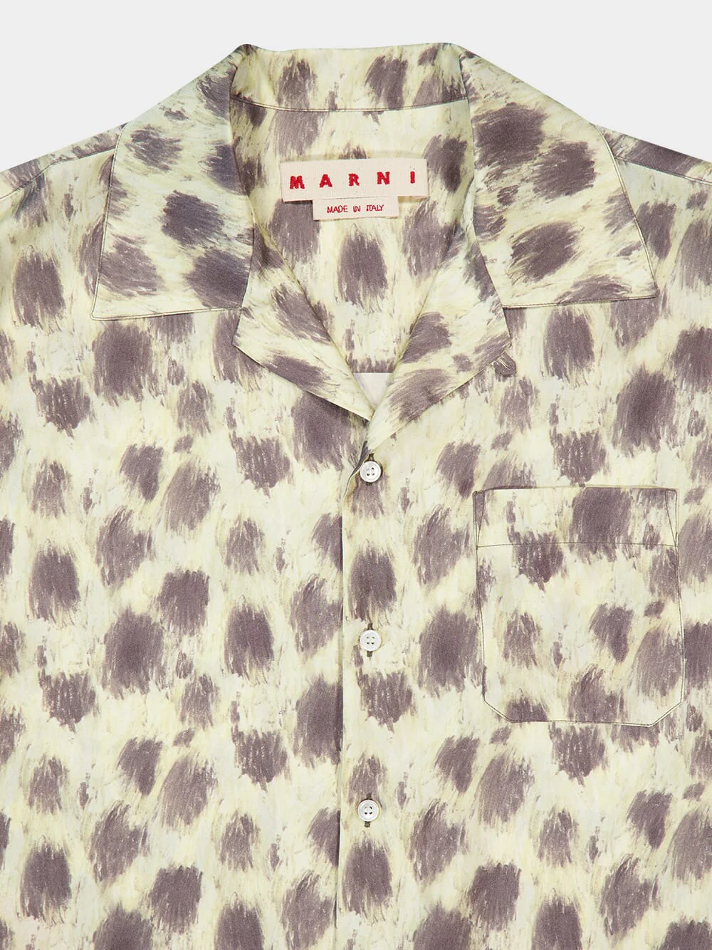 Crayon Leopard Prints Silk Bowling Shirt - Image 6