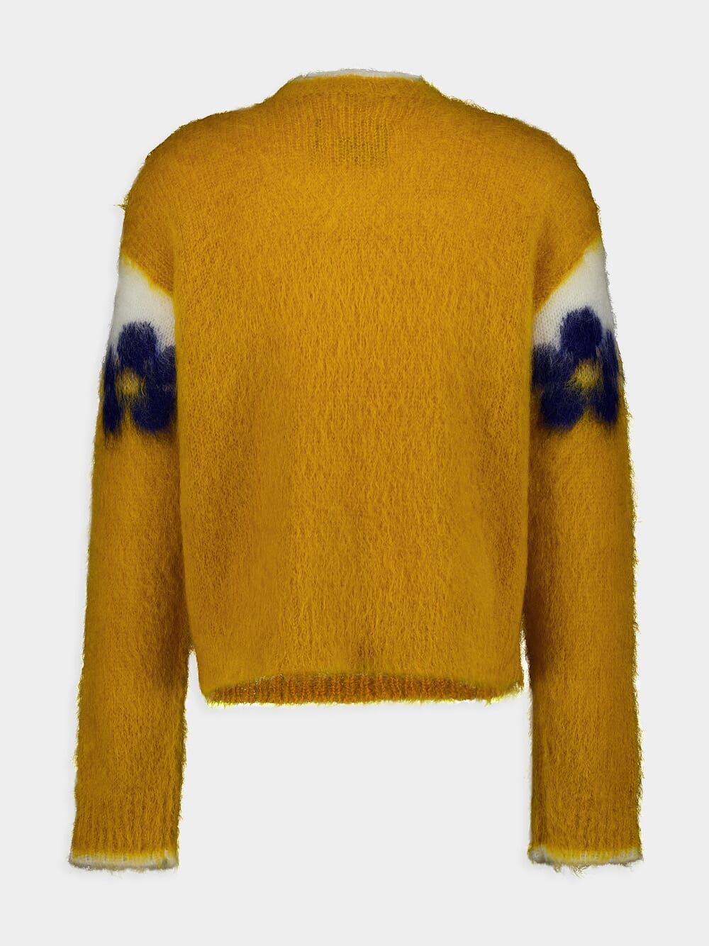 Floral Mohair V-Neck Jumper - Image 3