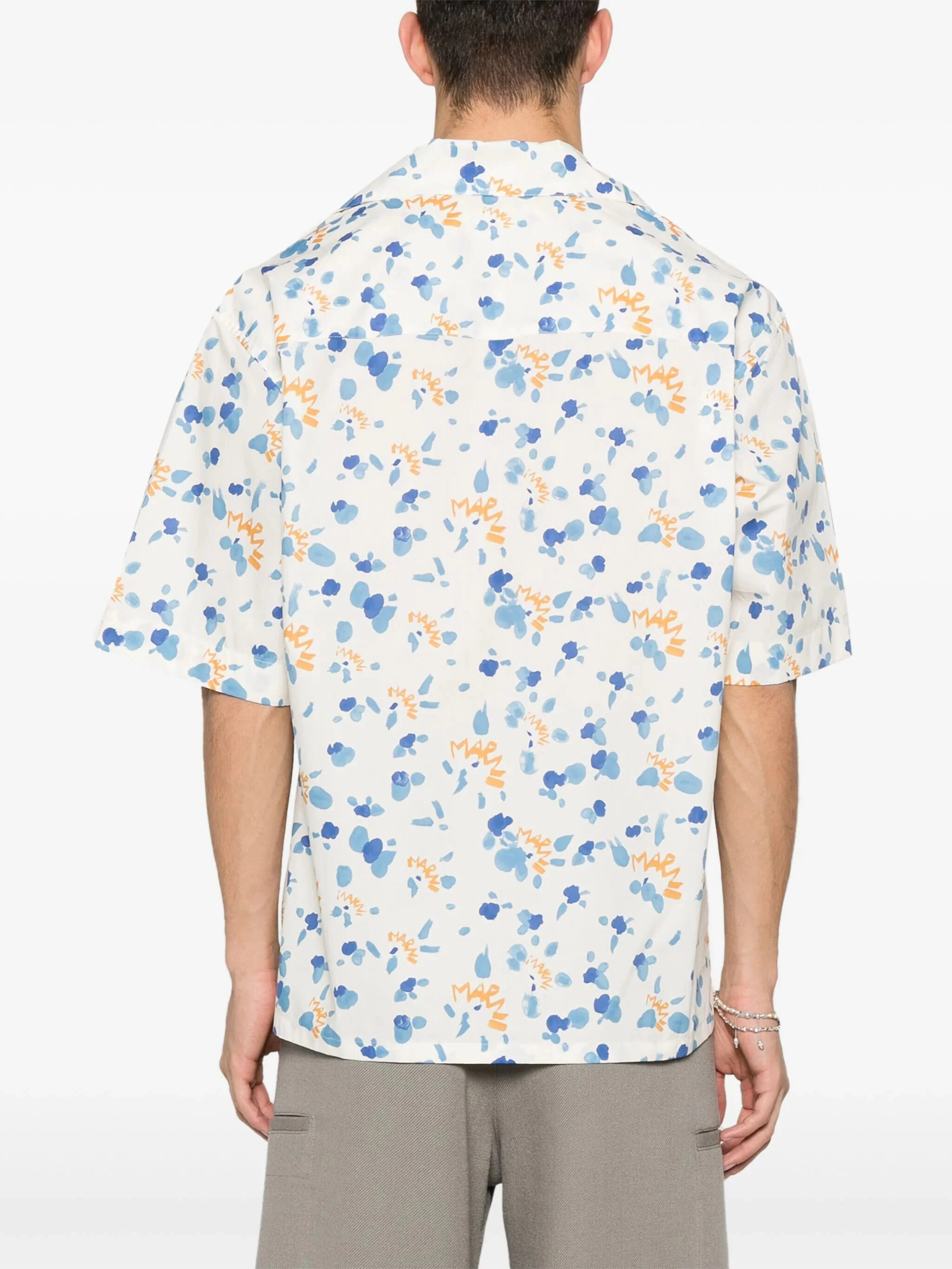Floral Print Logo Shirt - Image 4