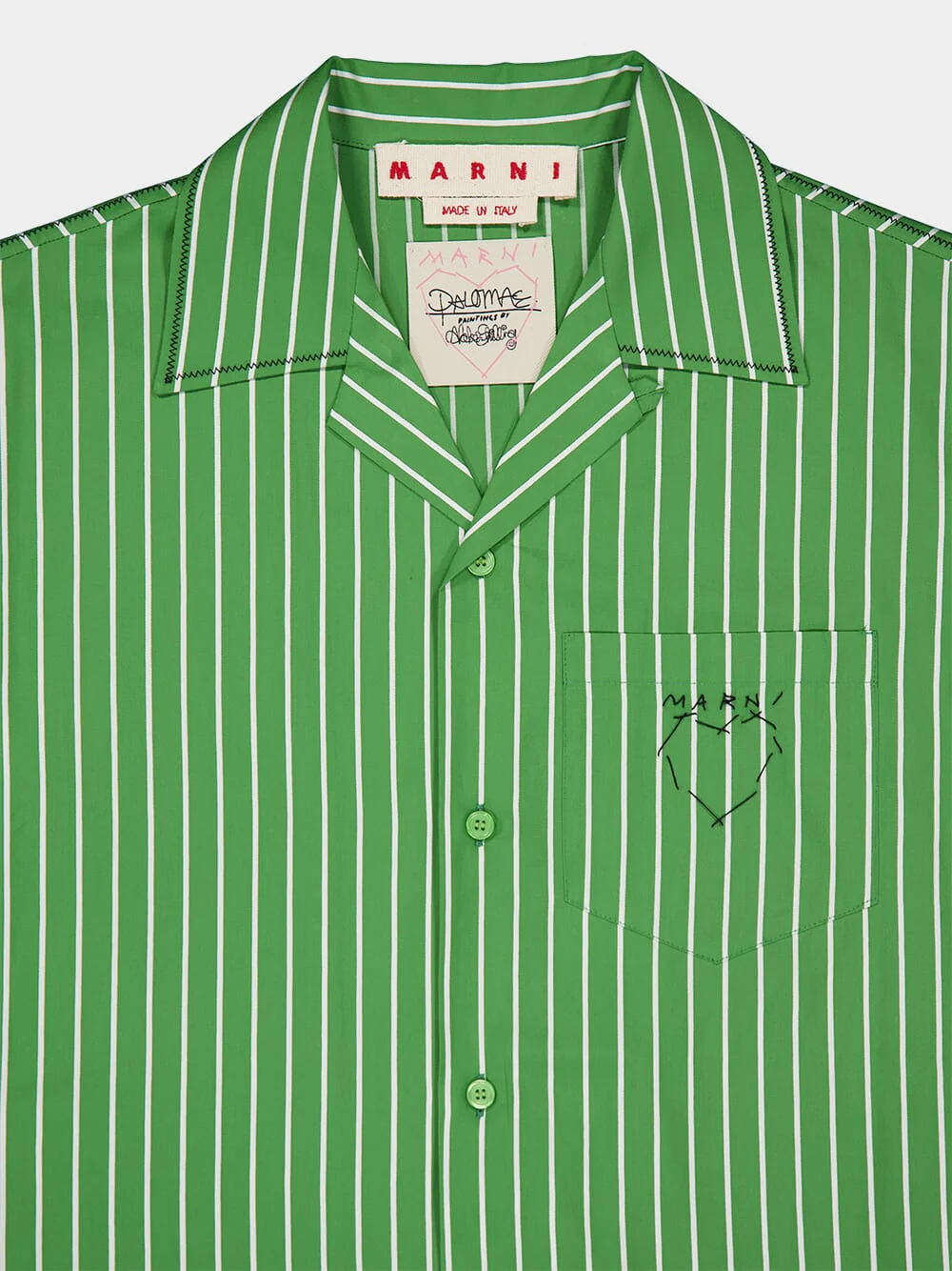 Green Striped Shirt - Image 3