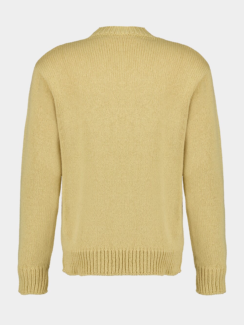 Vanilla Wool Sweater with Pocket - Image 2