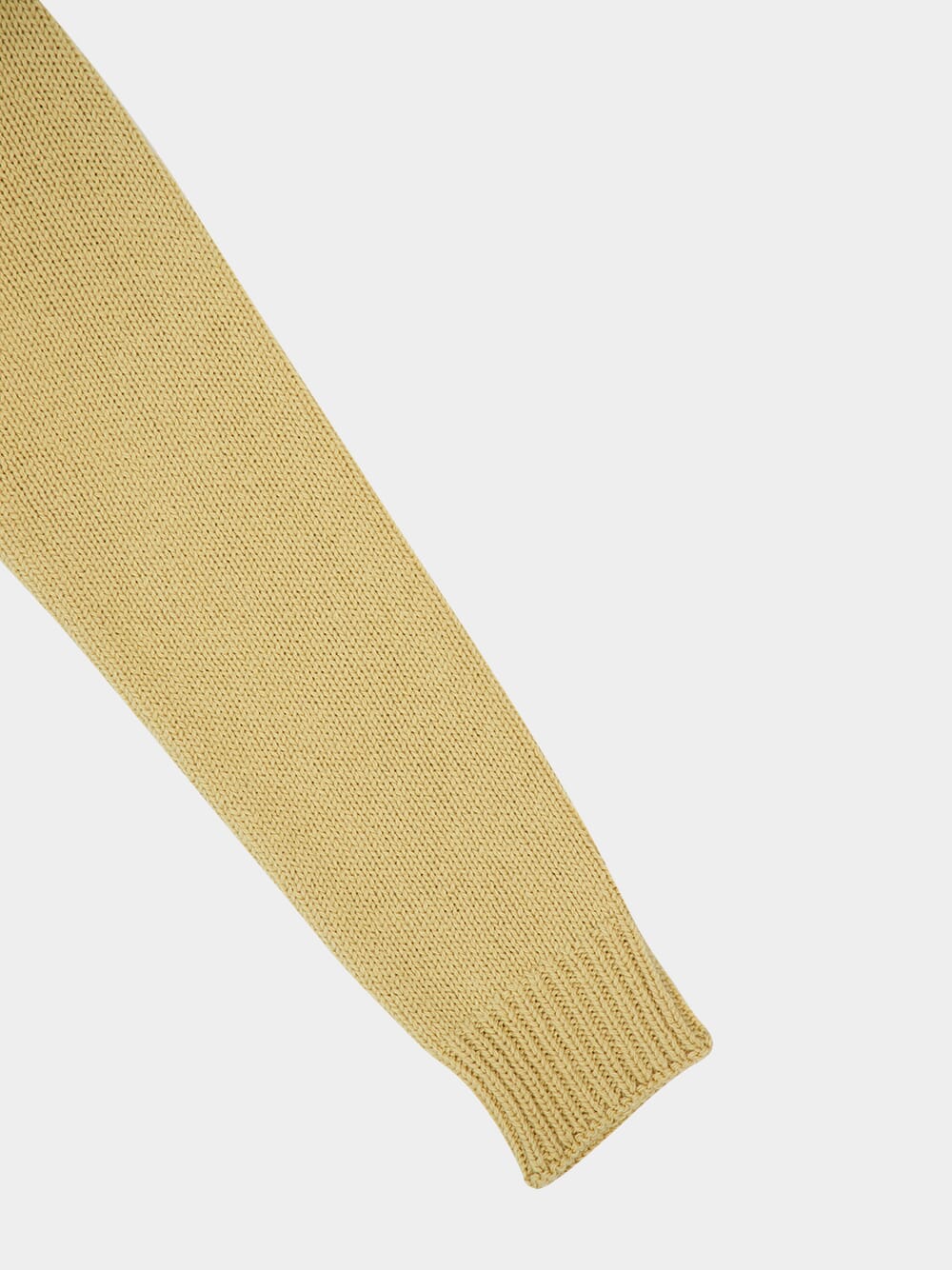 Vanilla Wool Sweater with Pocket - Image 4