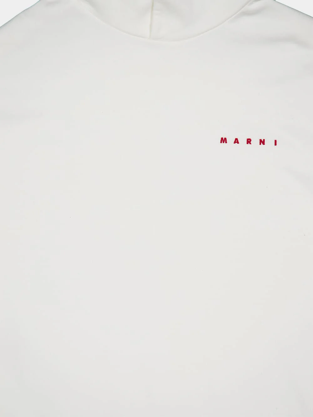 White Organic Cotton Hoodie - Image 3