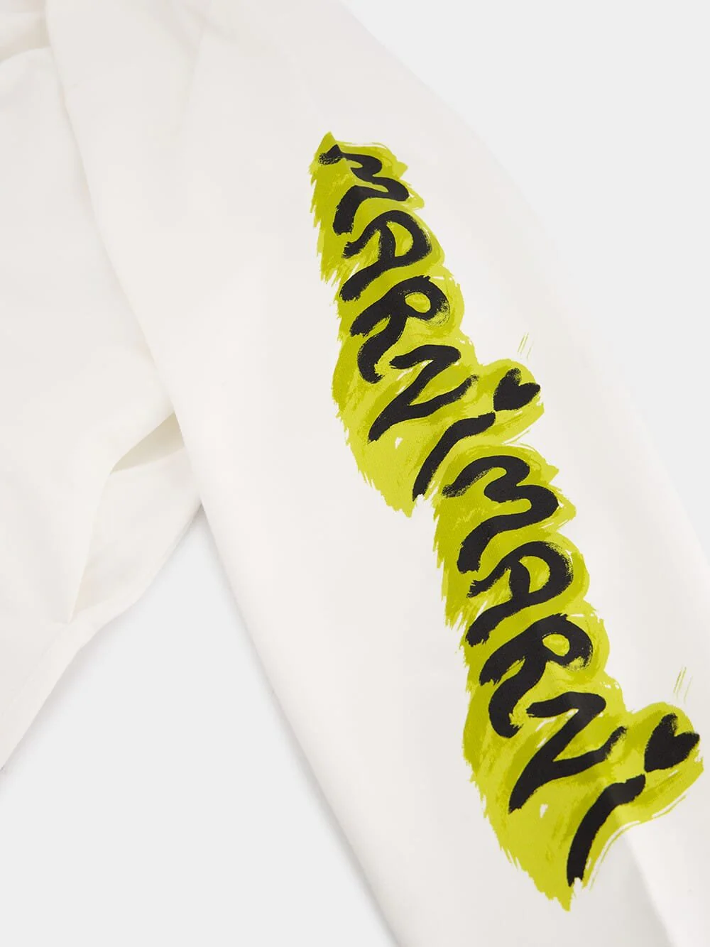 Cotton Hoodie With Graffiti Prints - Image 5