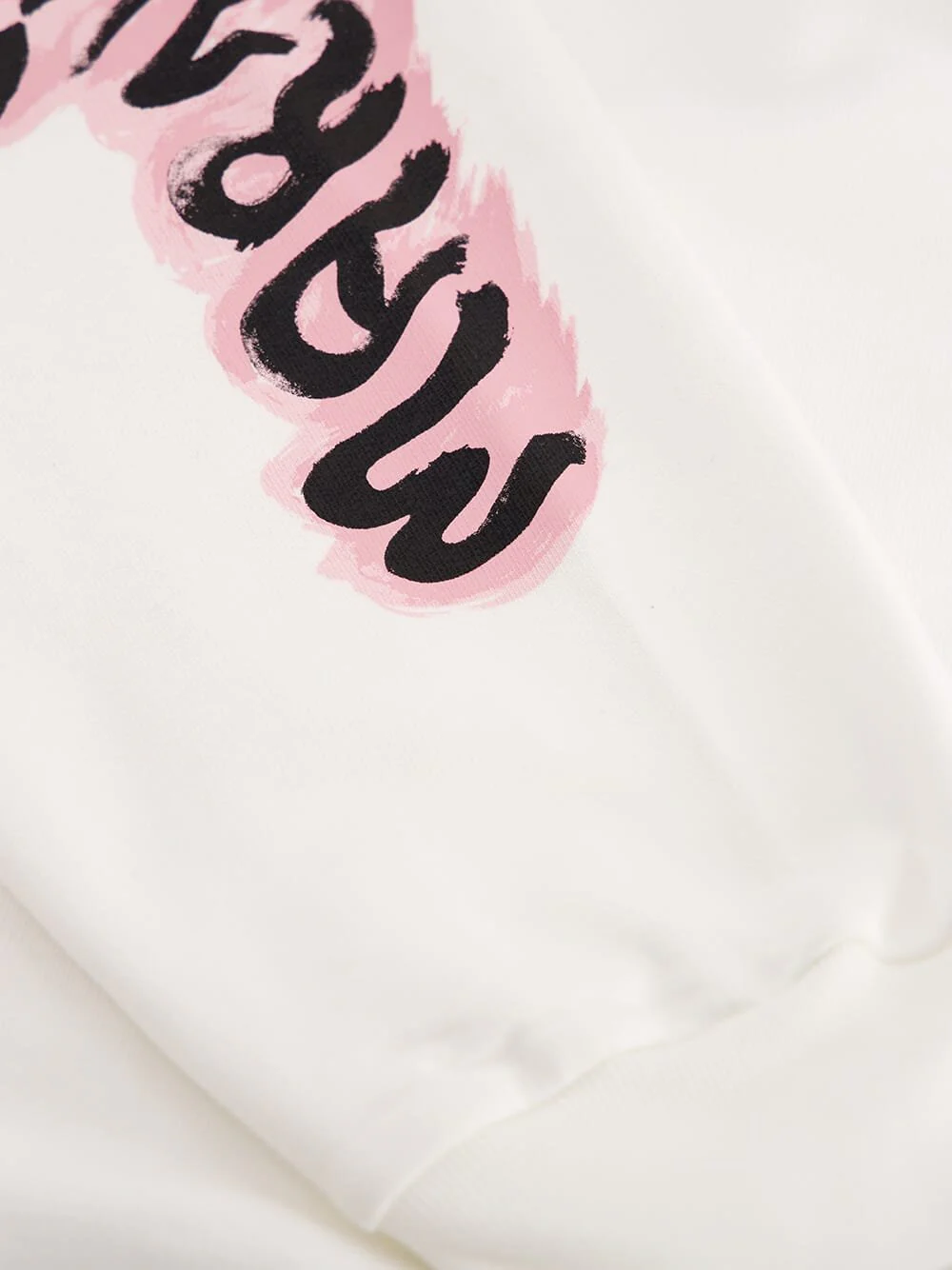Cotton Hoodie With Graffiti Prints - Image 6
