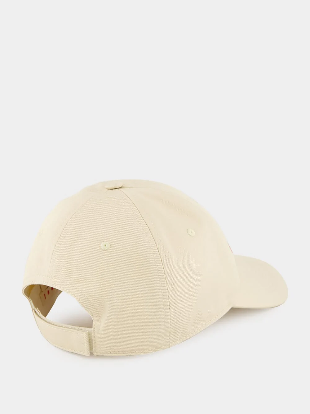 Ivory Cotton Logo Baseball Cap - Image 2
