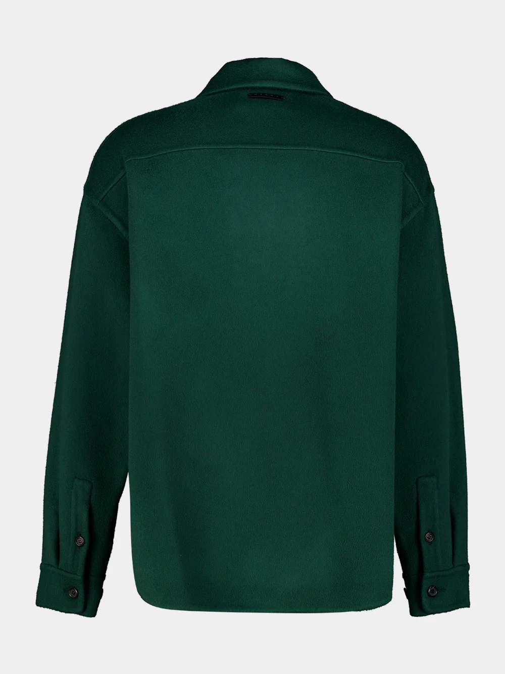 Spherical Green Virgin Wool Shirt - Image 2