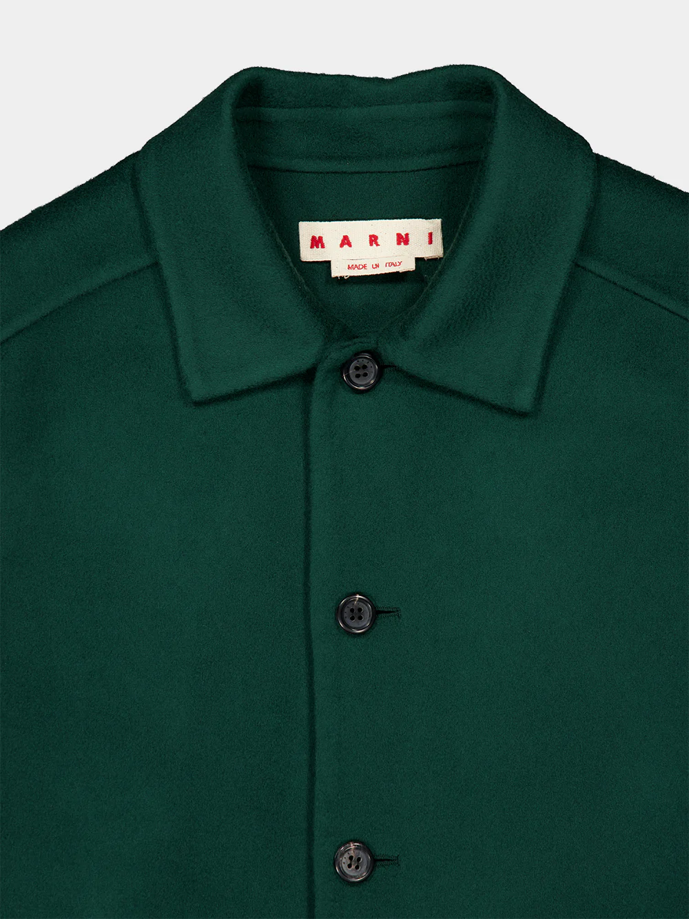 Spherical Green Virgin Wool Shirt - Image 3