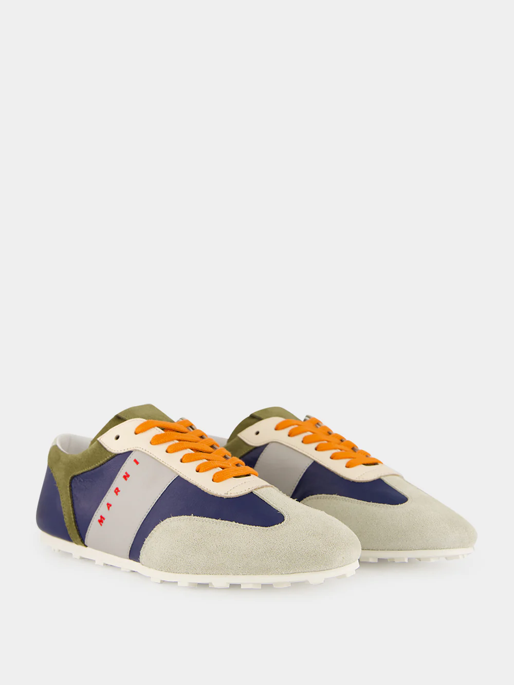Blue and Multicolour Softy Soccer Low-Top Sneakers - Image 3