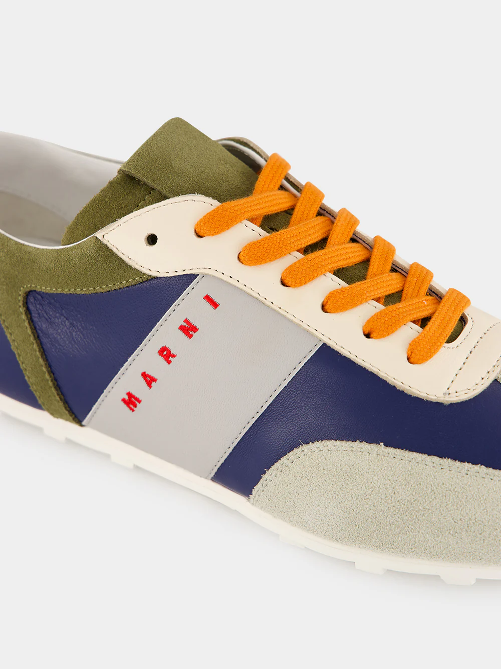 Blue and Multicolour Softy Soccer Low-Top Sneakers - Image 6