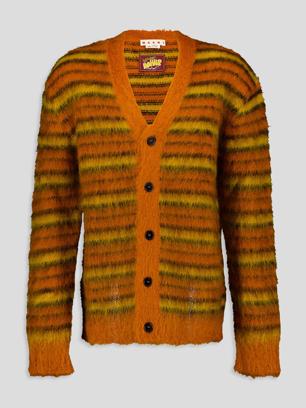 Striped V-Neck Cardigan