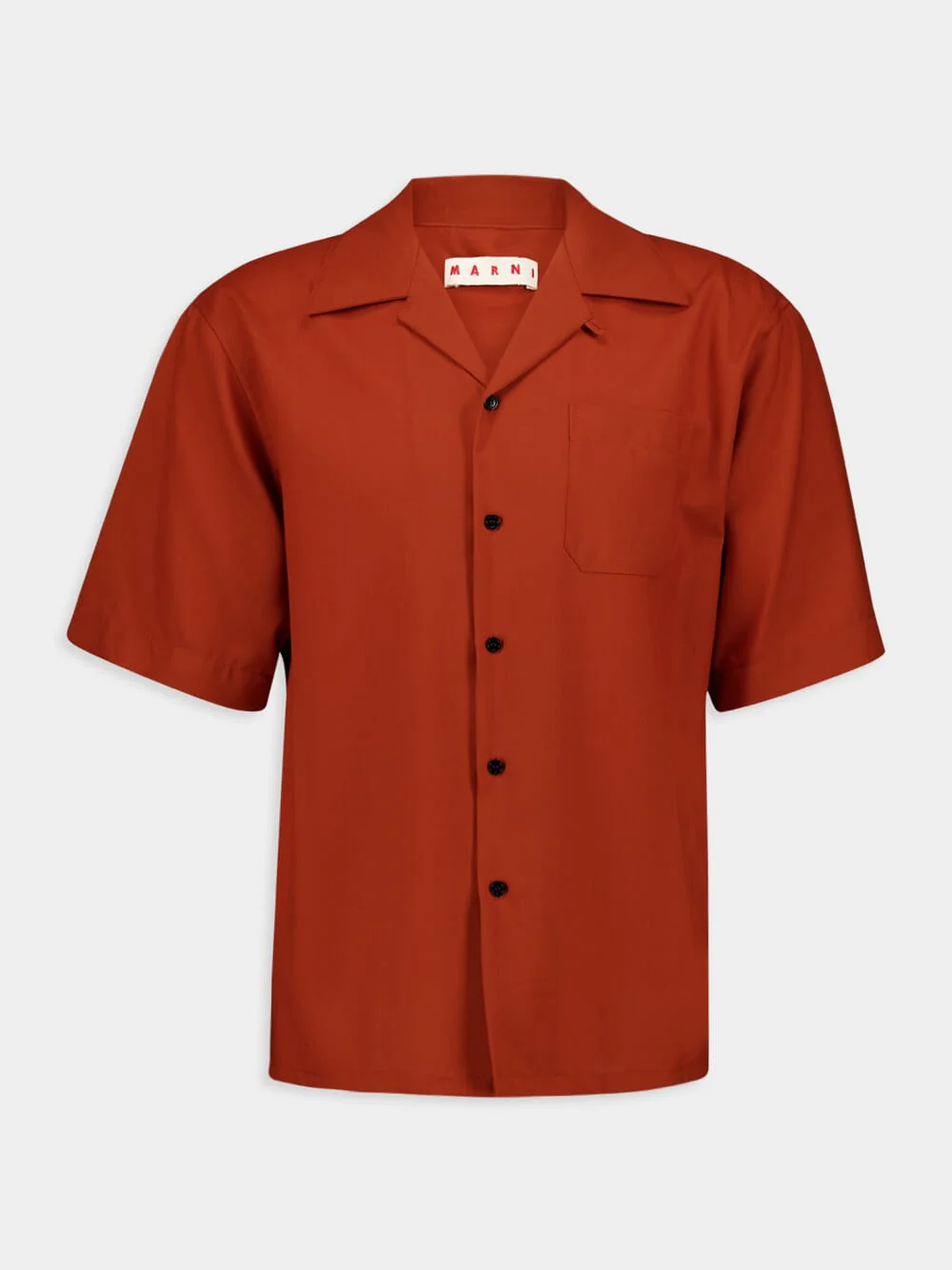 Tropical Wool Bowling Shirt
