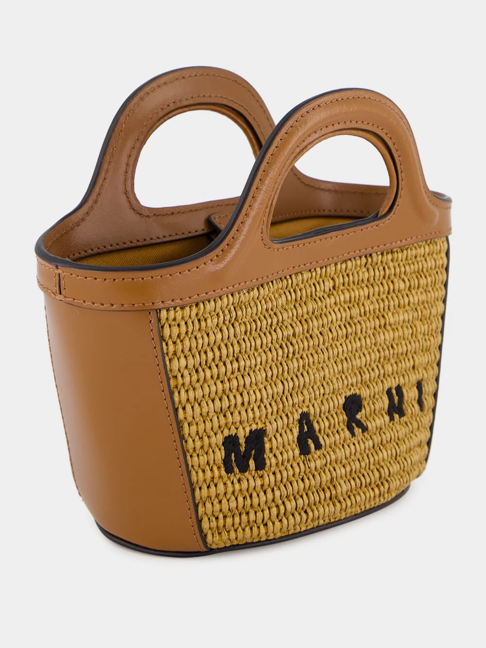 Tropicalia Micro Bag in Raw Sienna - Image 4