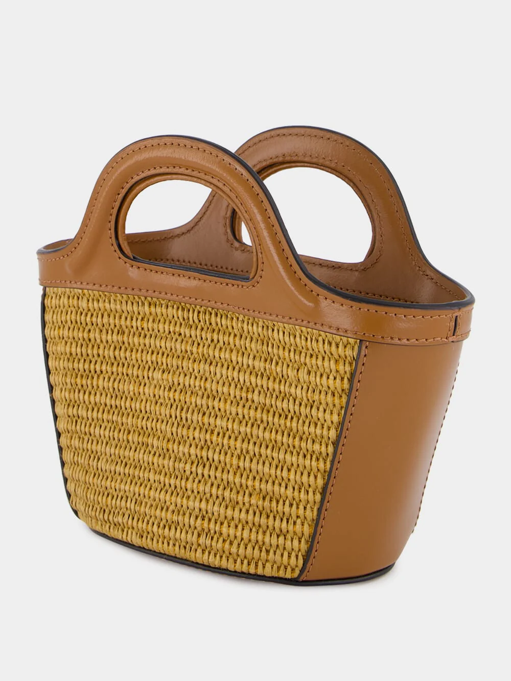 Tropicalia Micro Bag in Raw Sienna - Image 6