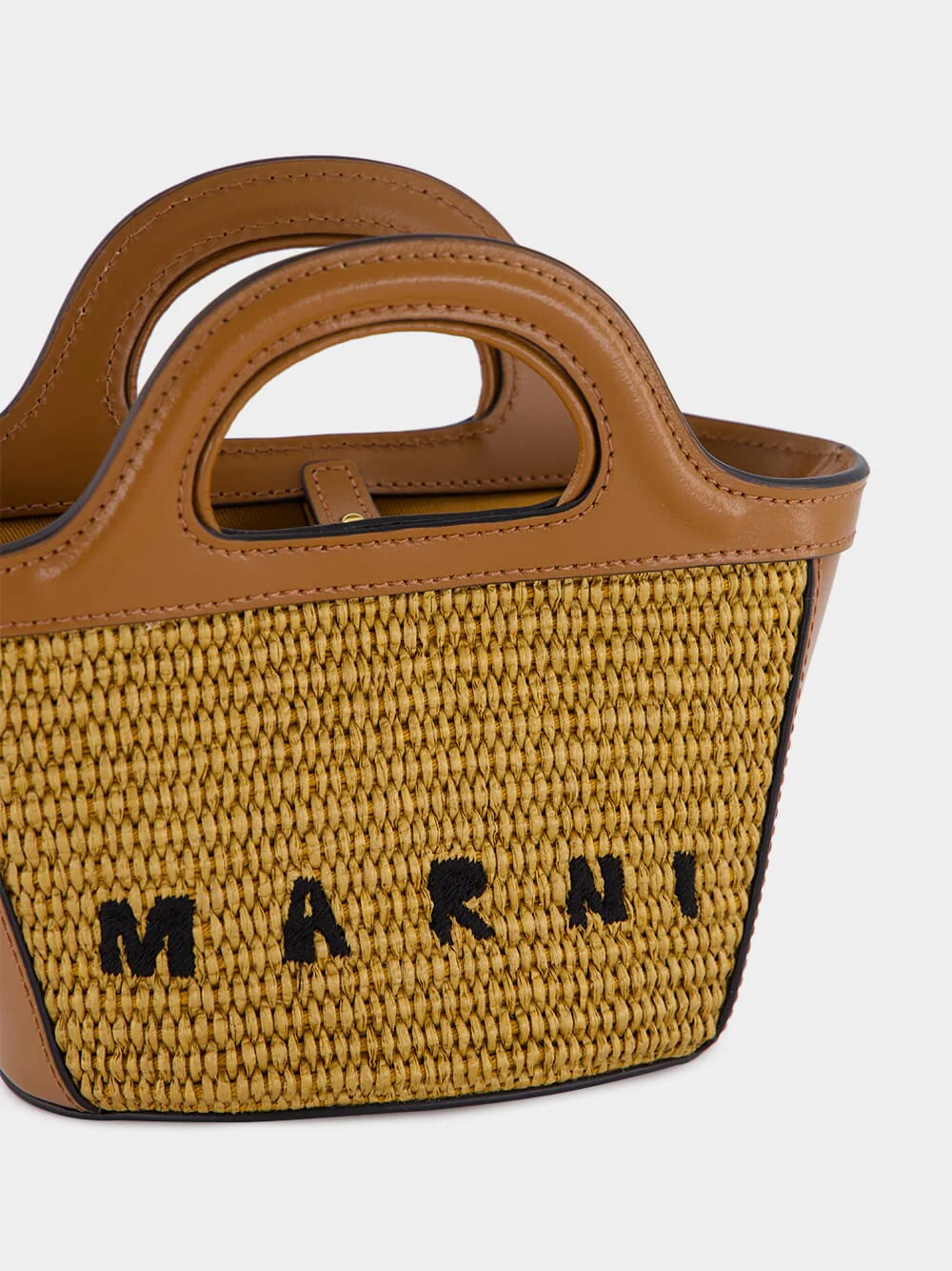 Tropicalia Micro Bag in Raw Sienna - Image 8