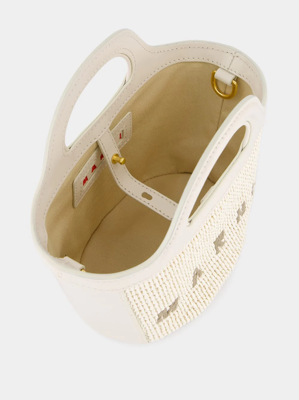 Tropicalia Micro Bag in Shell White - Image 6