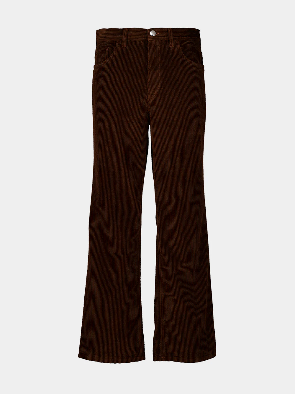 Sadelle Brown Corduroy Flared Trousers