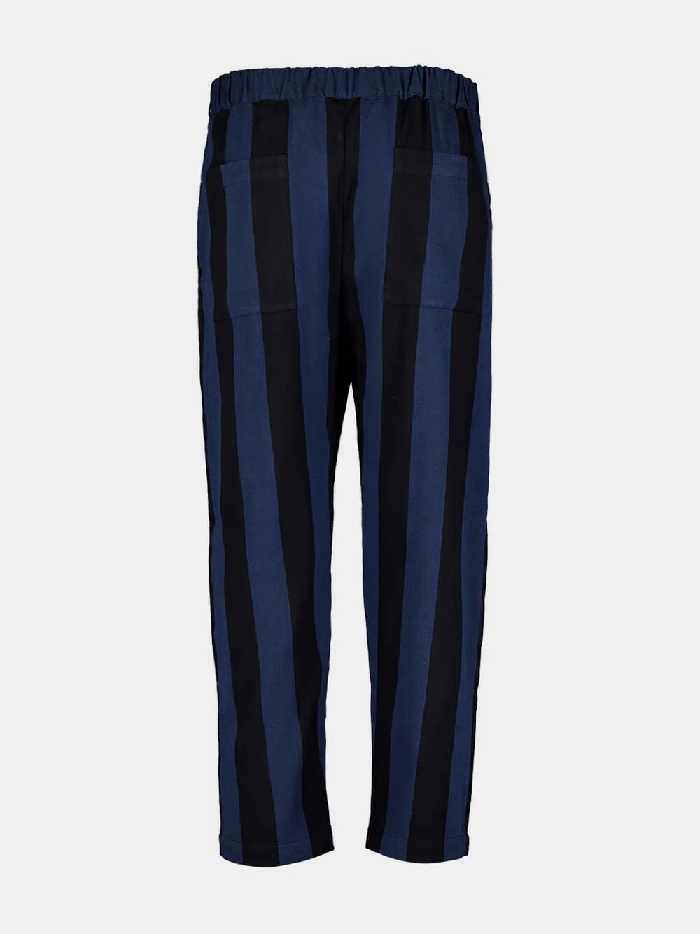 Striped Cotton Trousers - Image 2