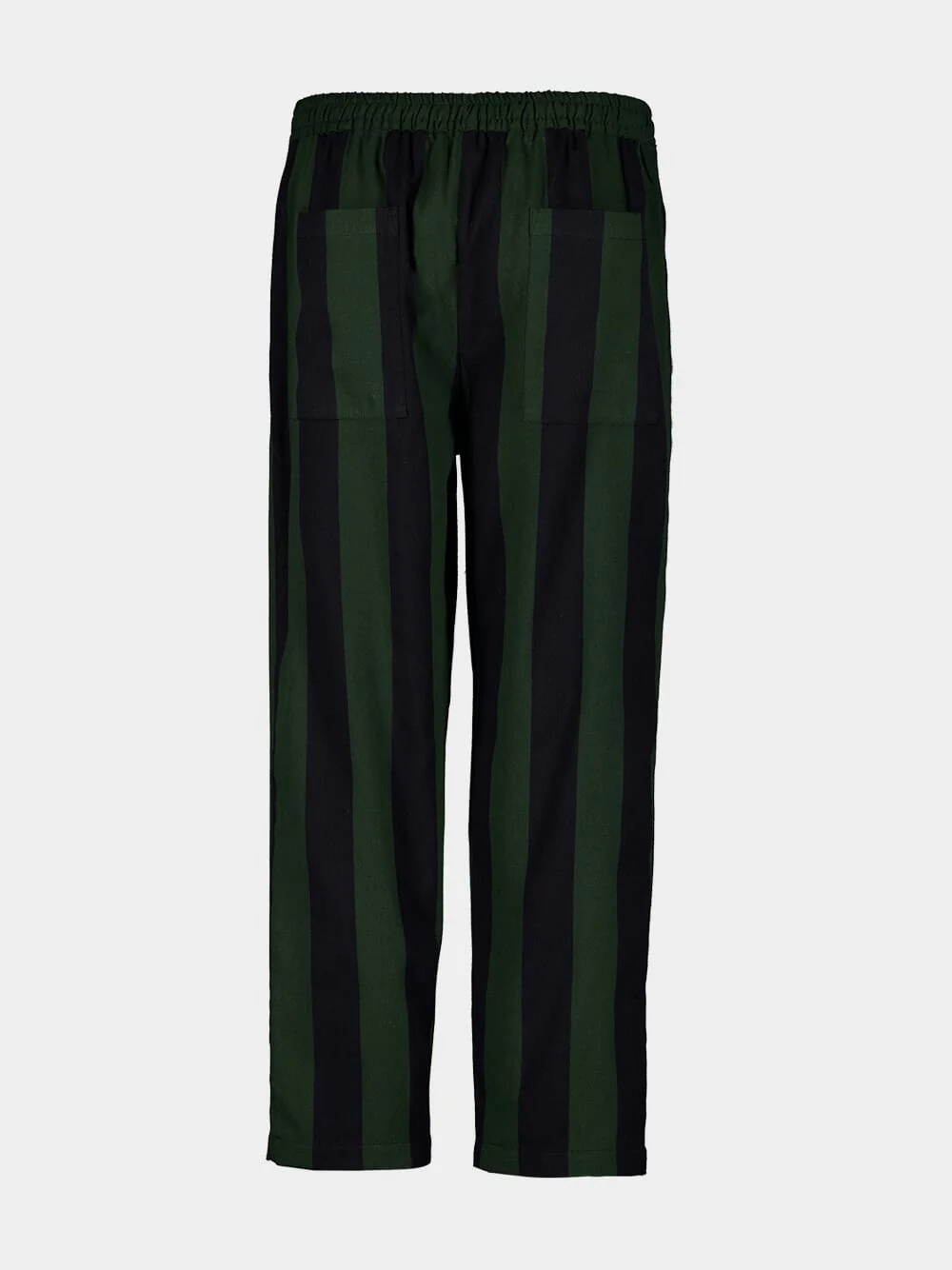 Striped Cotton Trousers - Image 2