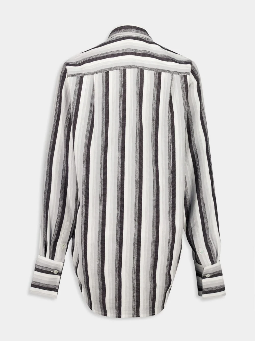 French Cuff Stripe 2 Long-Sleeved Shirt - Image 3