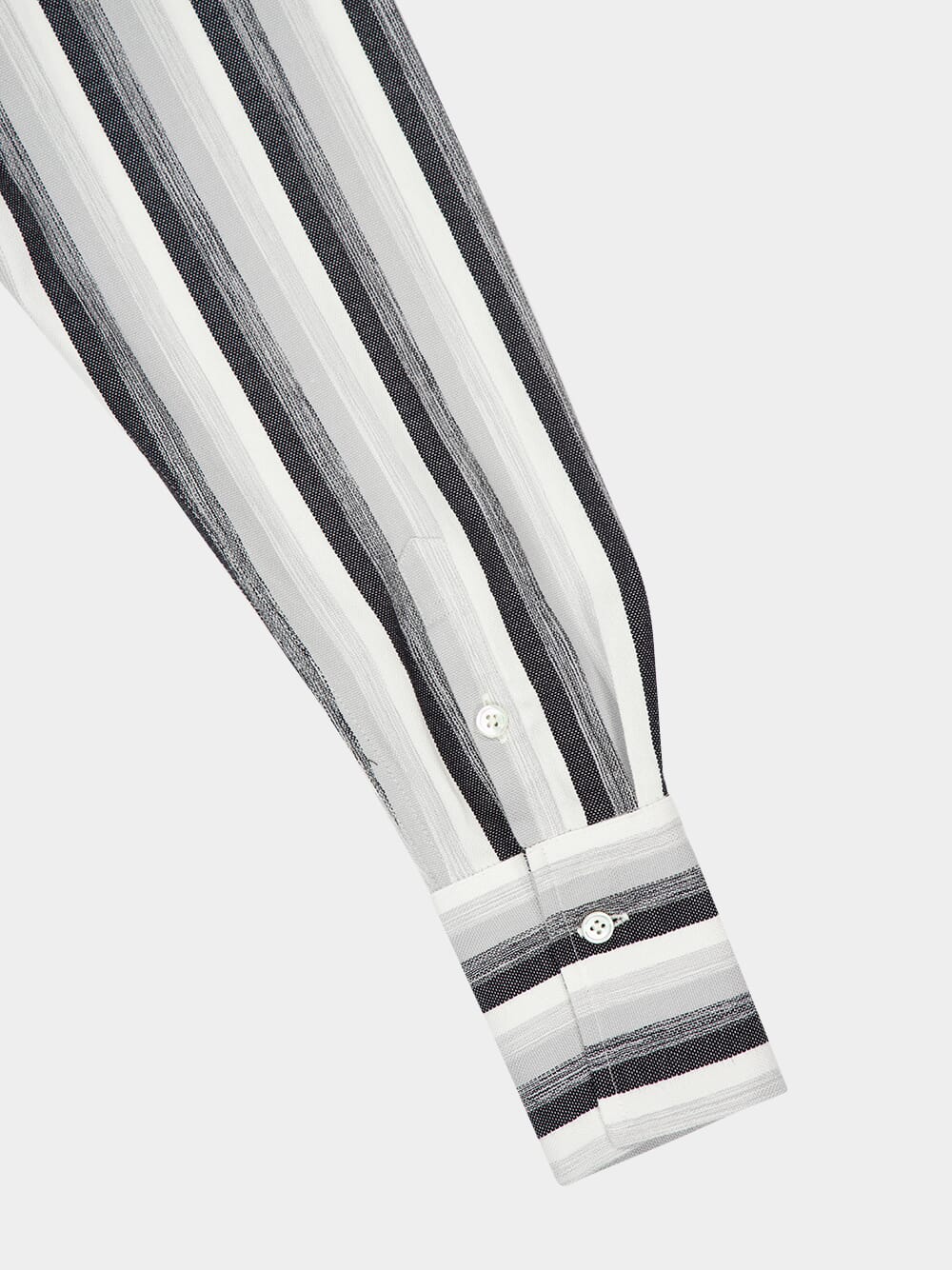 French Cuff Stripe 2 Long-Sleeved Shirt - Image 5