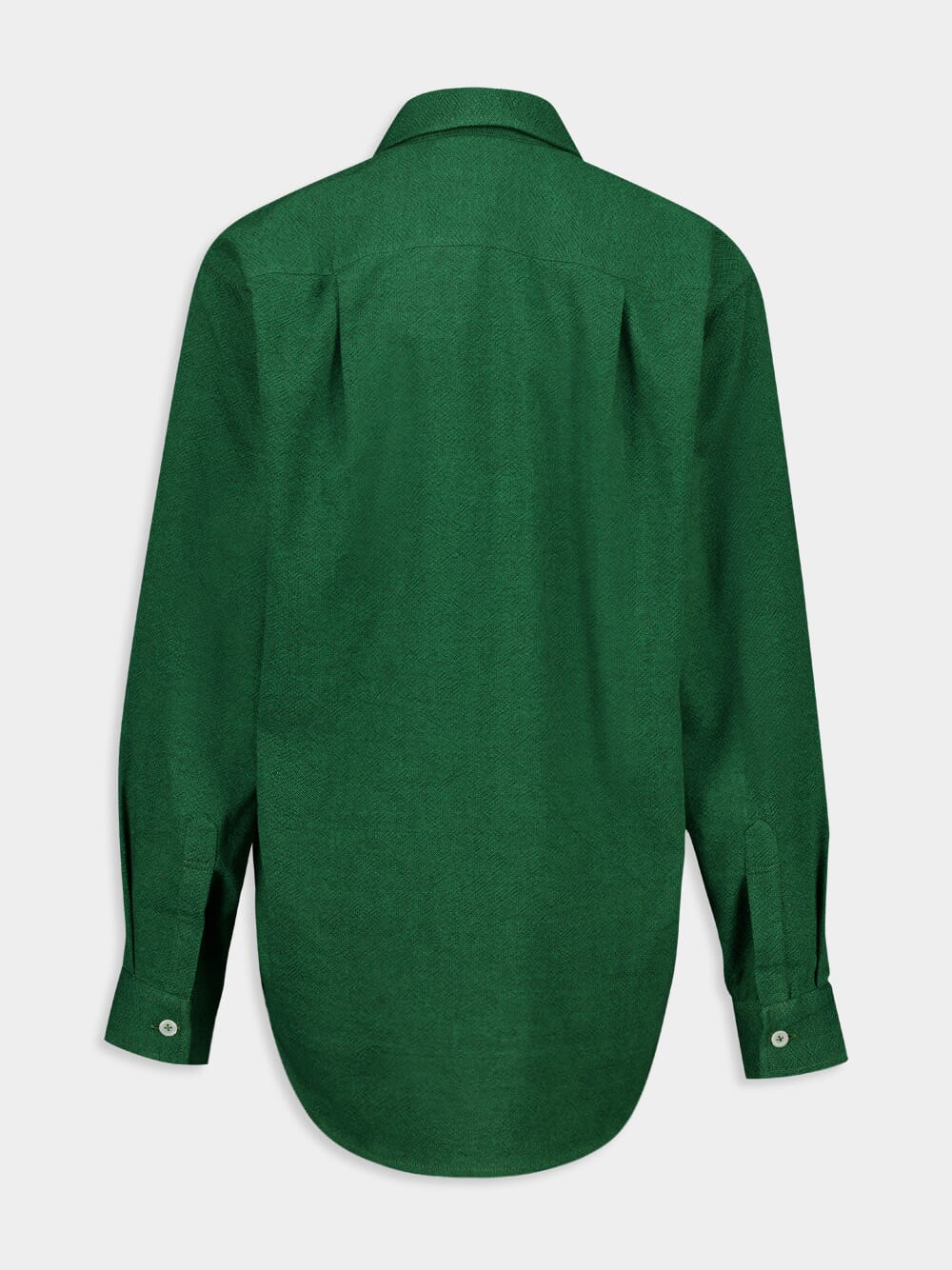 Kelly Green Button-Down Long-Sleeved Shirt - Image 2