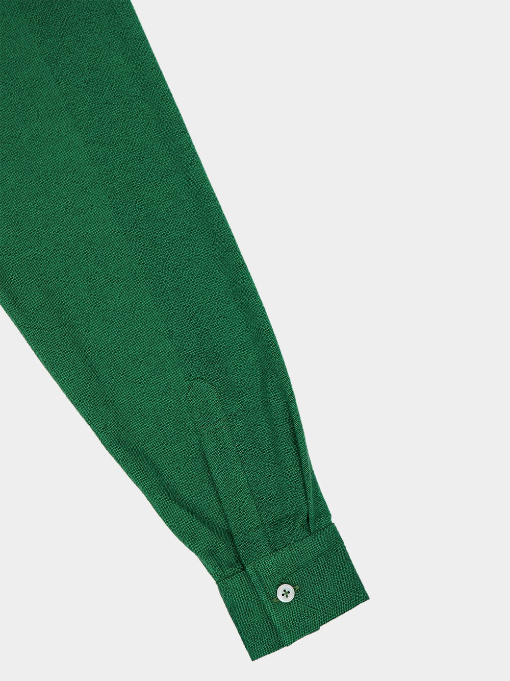 Kelly Green Button-Down Long-Sleeved Shirt - Image 4
