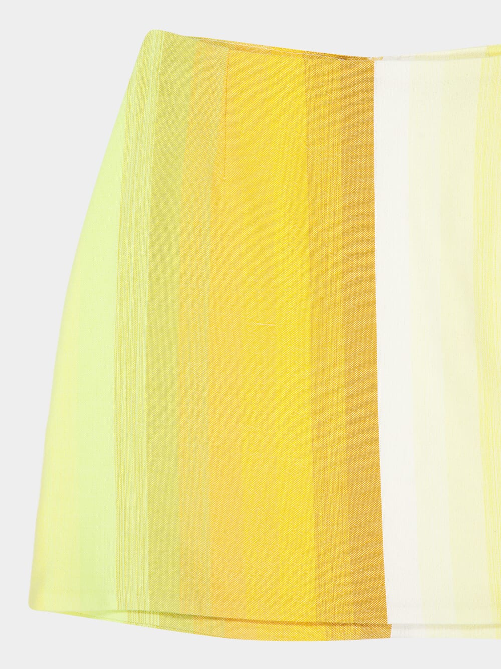 Stripe 38 Cotton Mini Skirt - Image 3