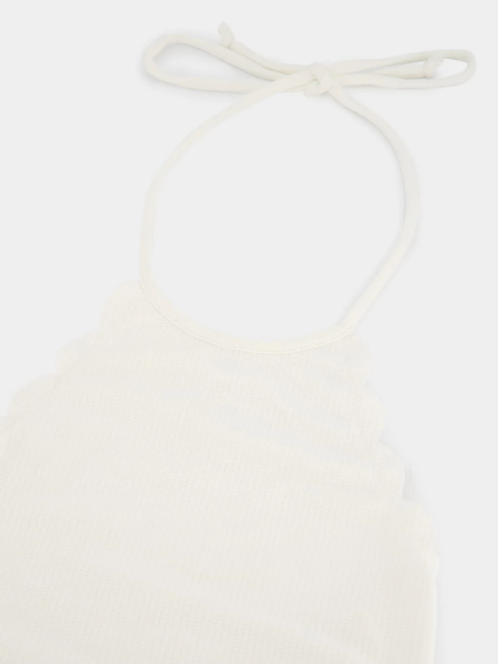 Scalloped Halterneck Swimsuit - Image 3