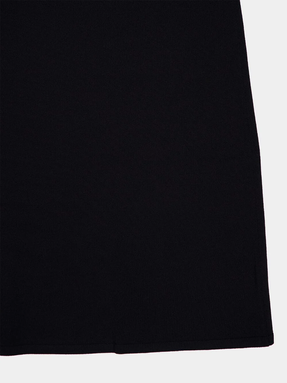Black Asymmetric Knit Dress - Image 7
