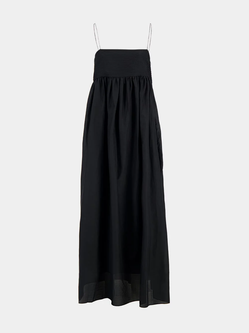Black Empire Pintuck Bodice Dress - Image 2