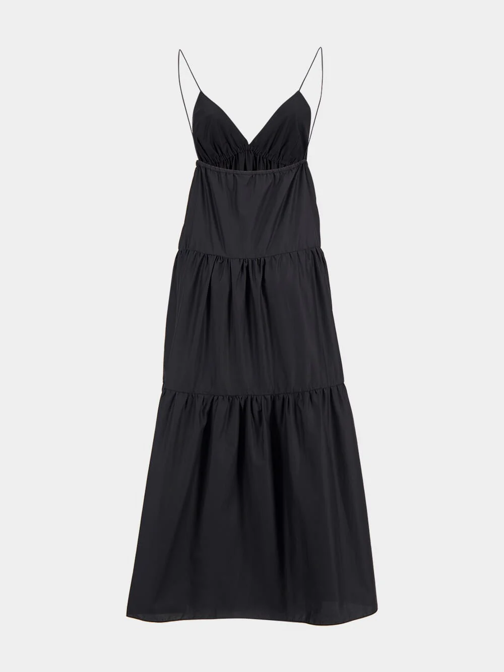 Black Triangle Tiered Sundress - Image 4