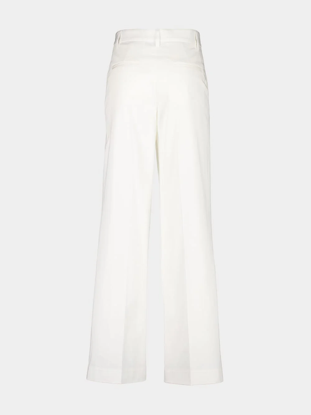 Chalk Straight Twill Trouser - Image 4