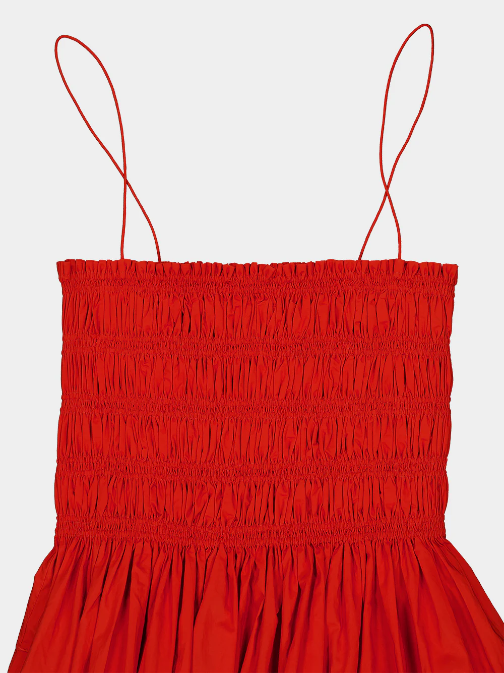 Tomato Shirred Bodice Midi Dress - Image 5