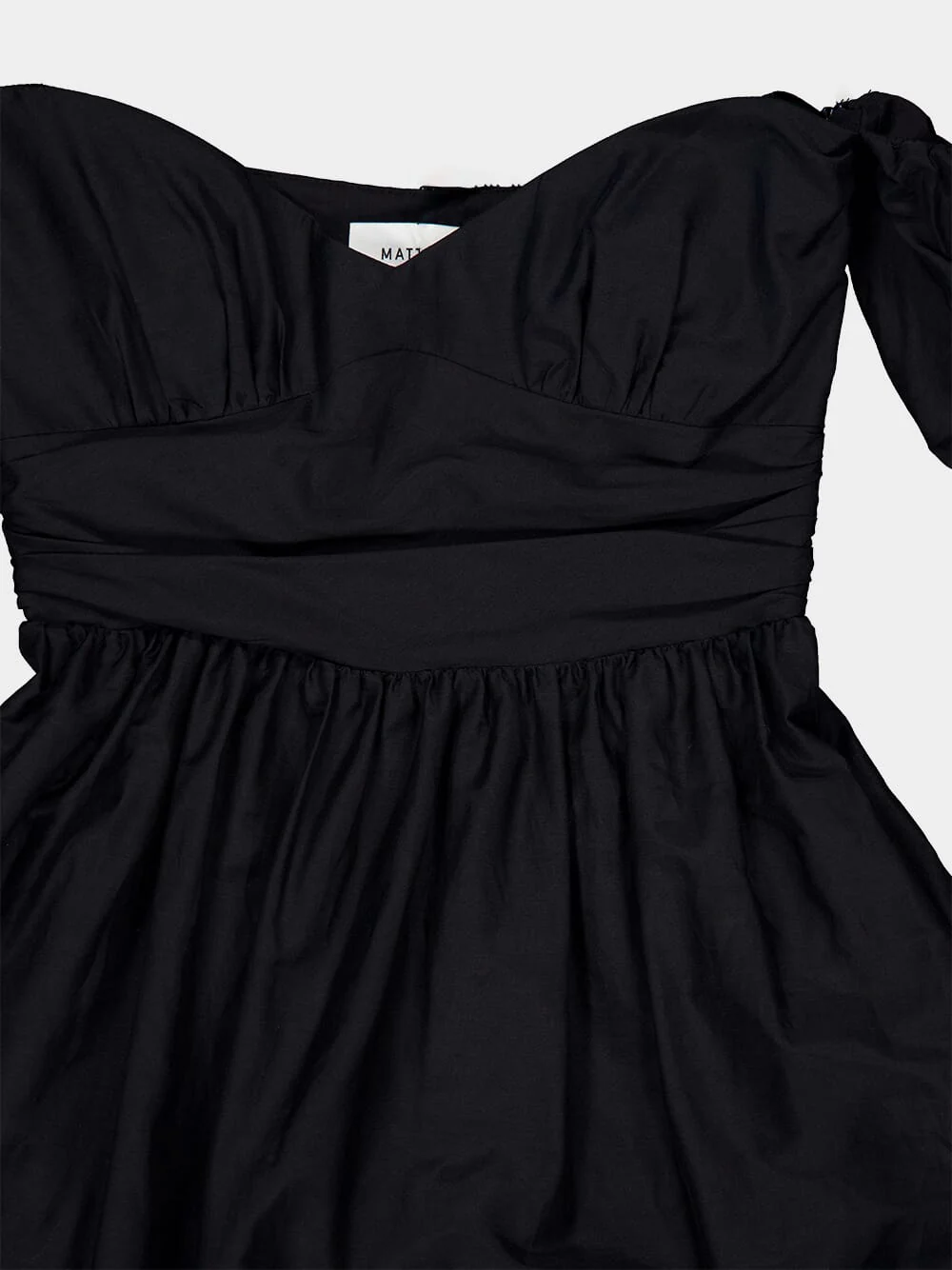 Black Off Shoulder Midi Dress - Image 5