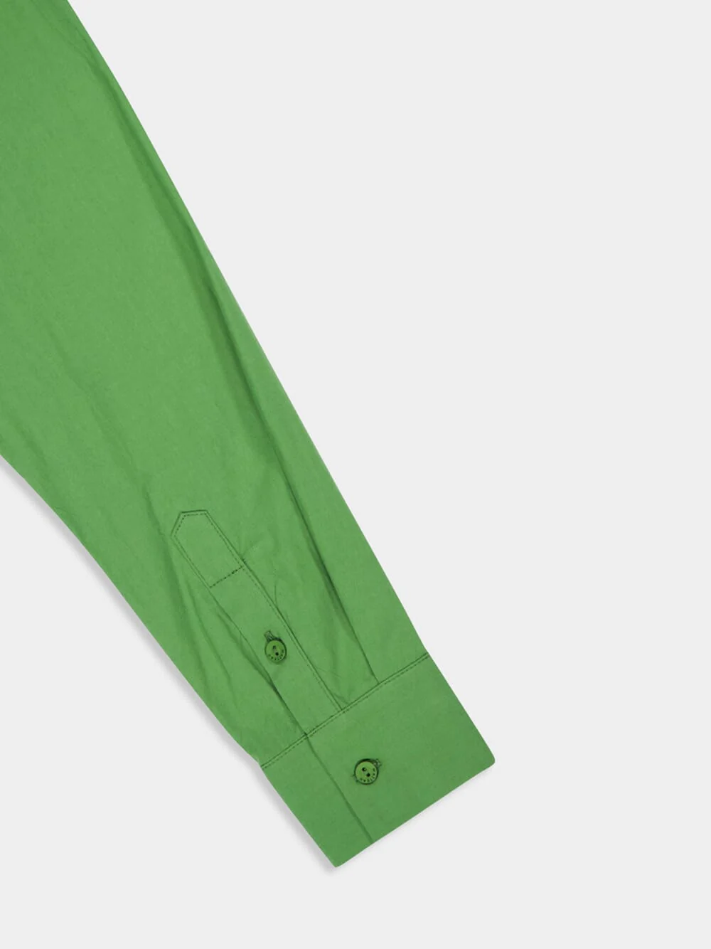 Green Popover Mini Shirt Dress - Image 5