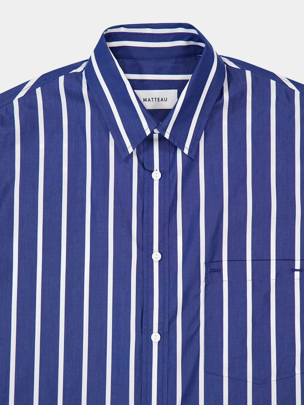 Marine Stripe Classic Shirt - Image 5
