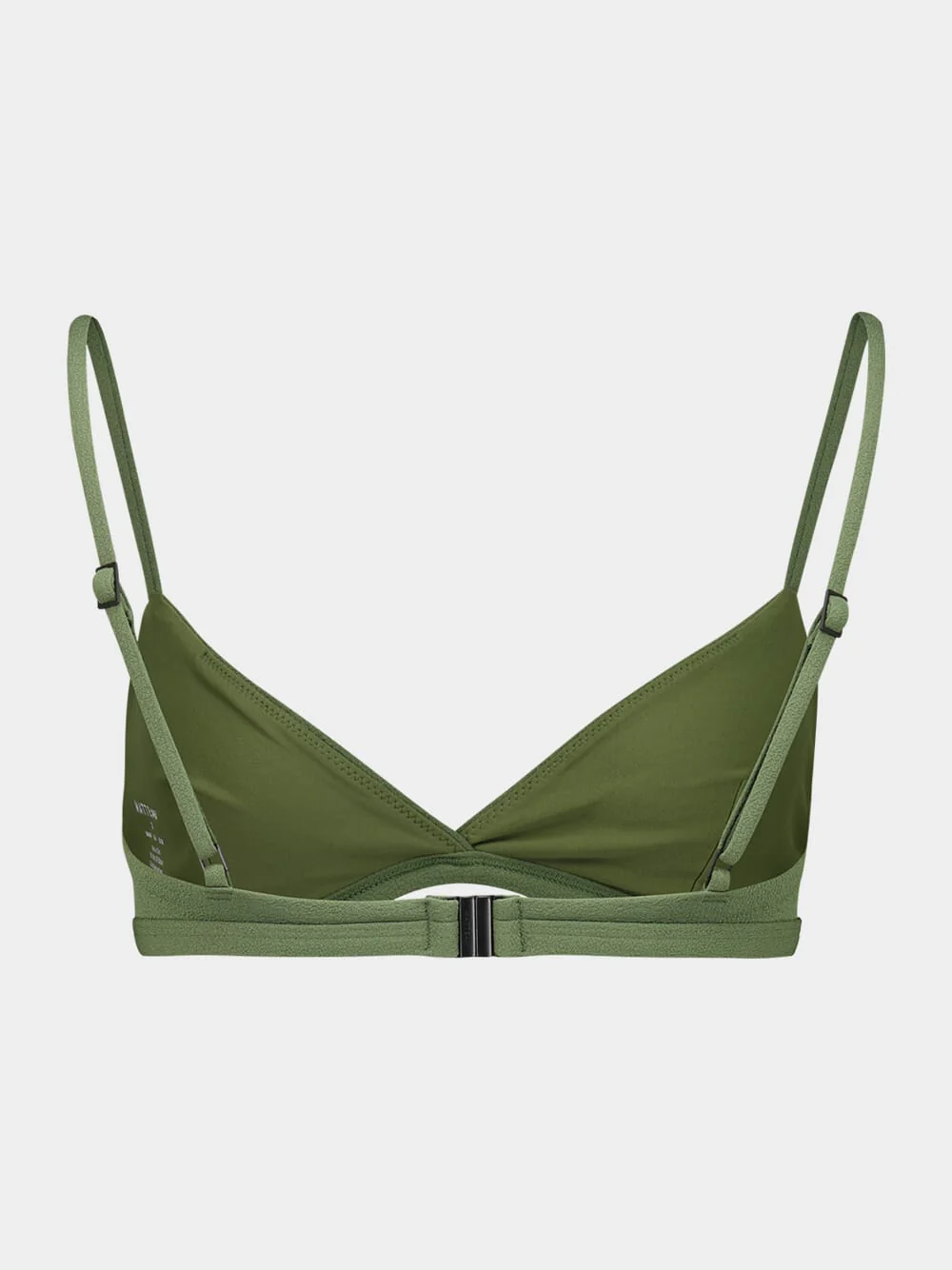 Safari Crinkle Tri Crop Bikini Top - Image 2