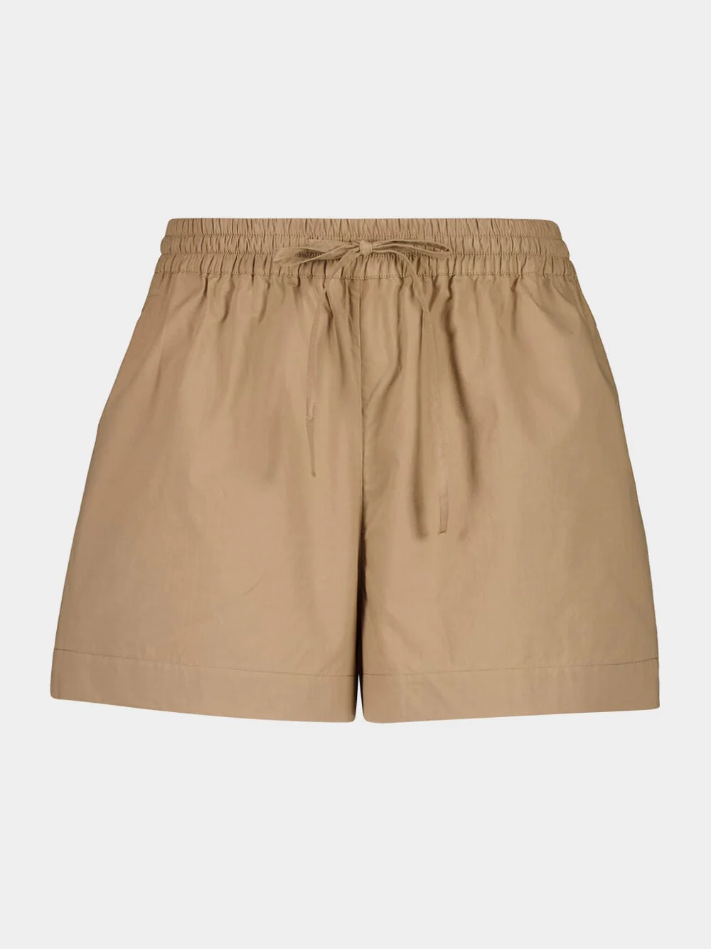 Stone Beige Relaxed Shorts - Image 2