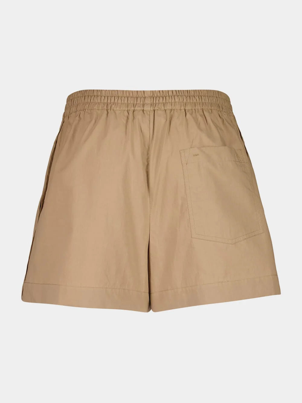 Stone Beige Relaxed Shorts - Image 4