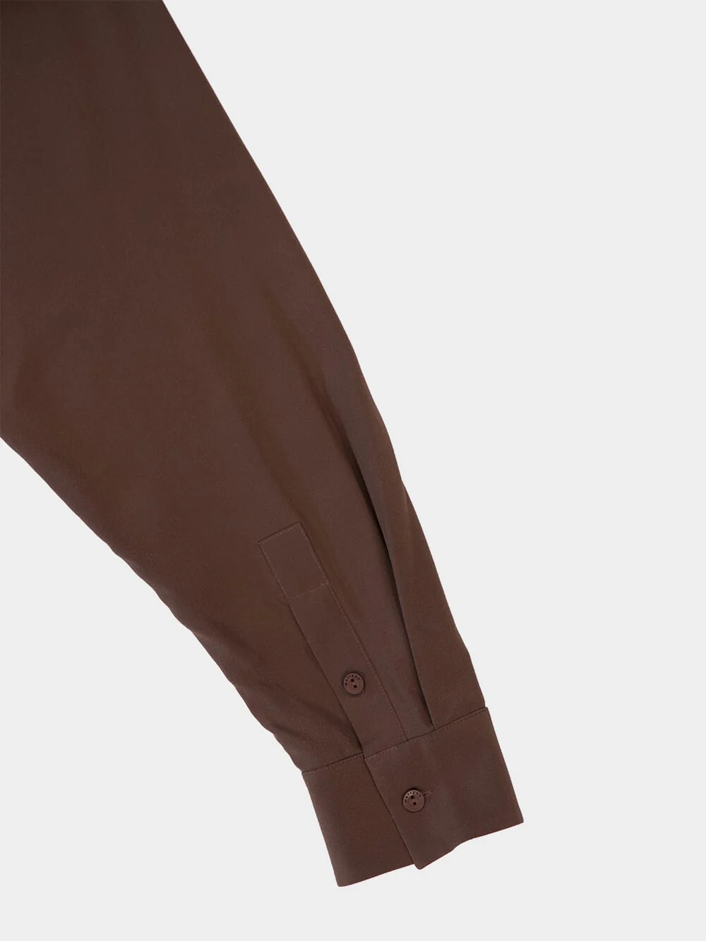 Truffle Long Sleeve Silk Shirt - Image 6