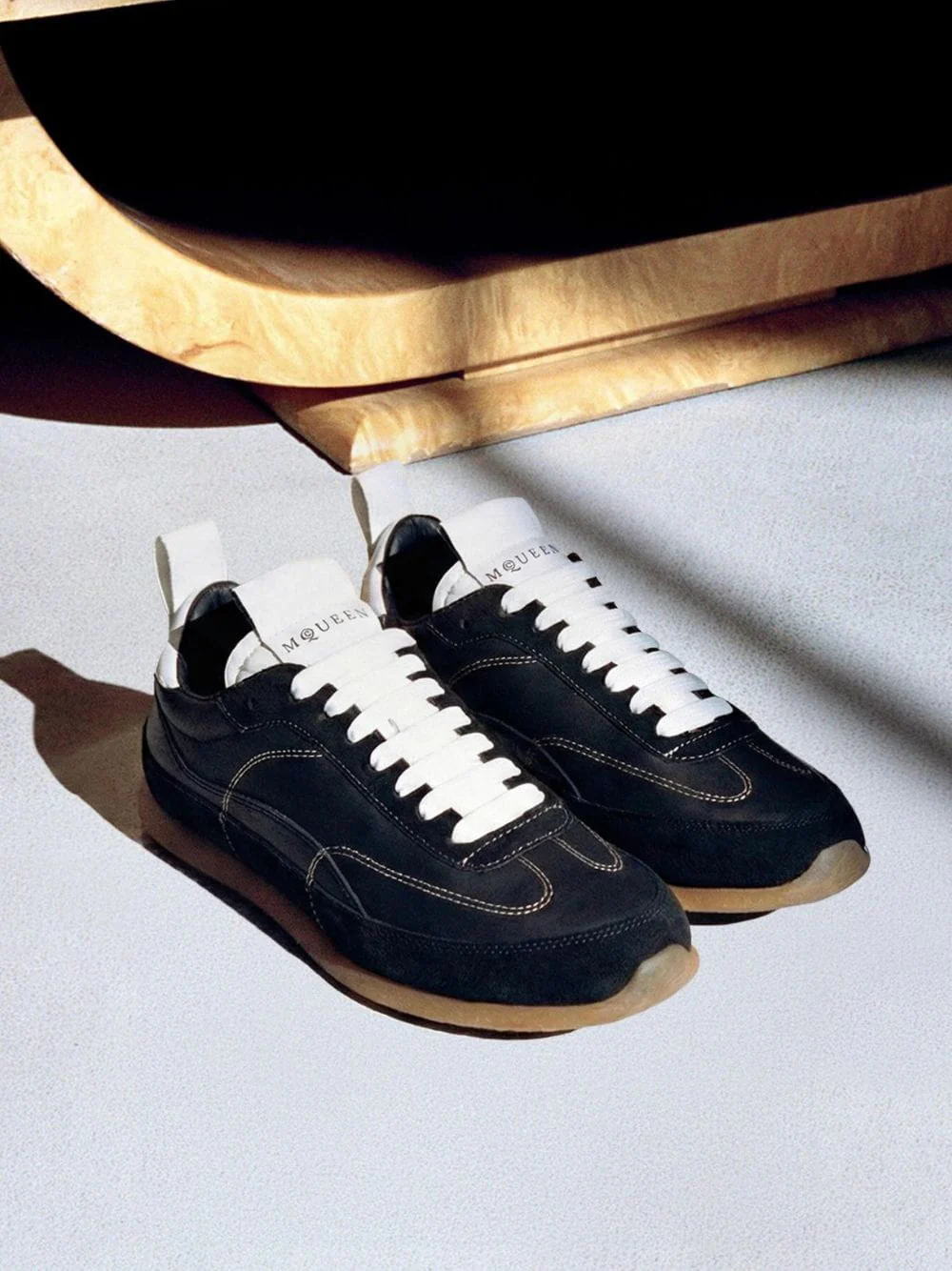 Black and White EC1 Sneakers