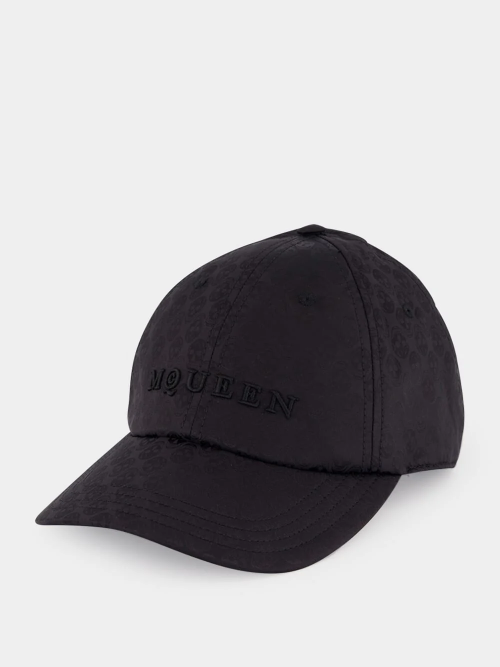 Black Skull Repeat Cap
