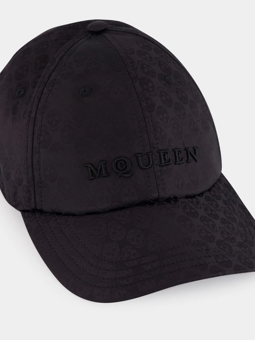 Black Skull Repeat Cap - Image 3