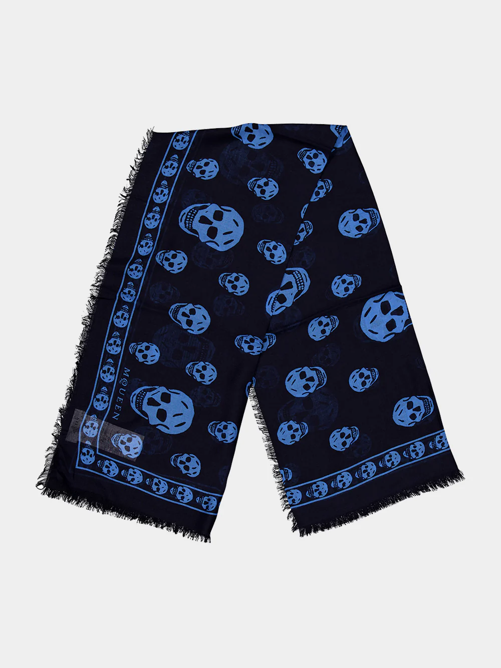 Indigo and Azure Classic Skull Scarf